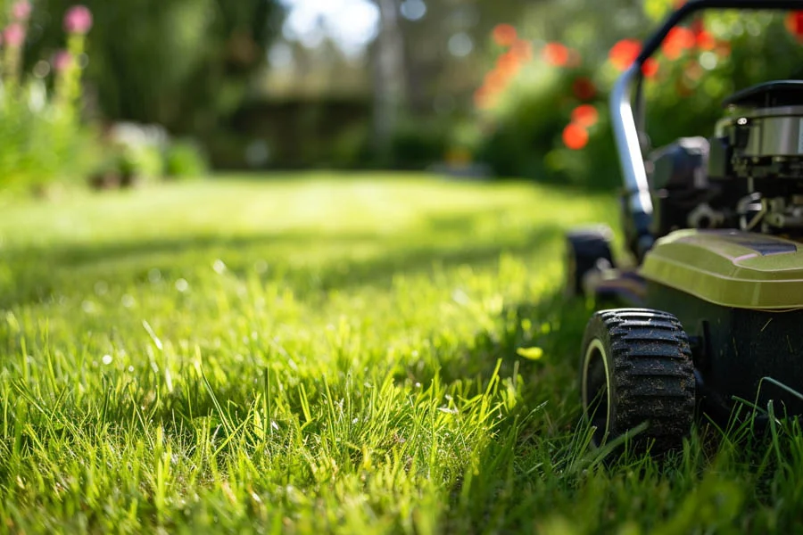 cordless self propelled lawn mower